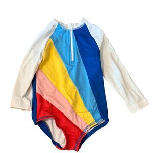 Hannah Andersson Colorful Kids Swim Rash Guard 2T